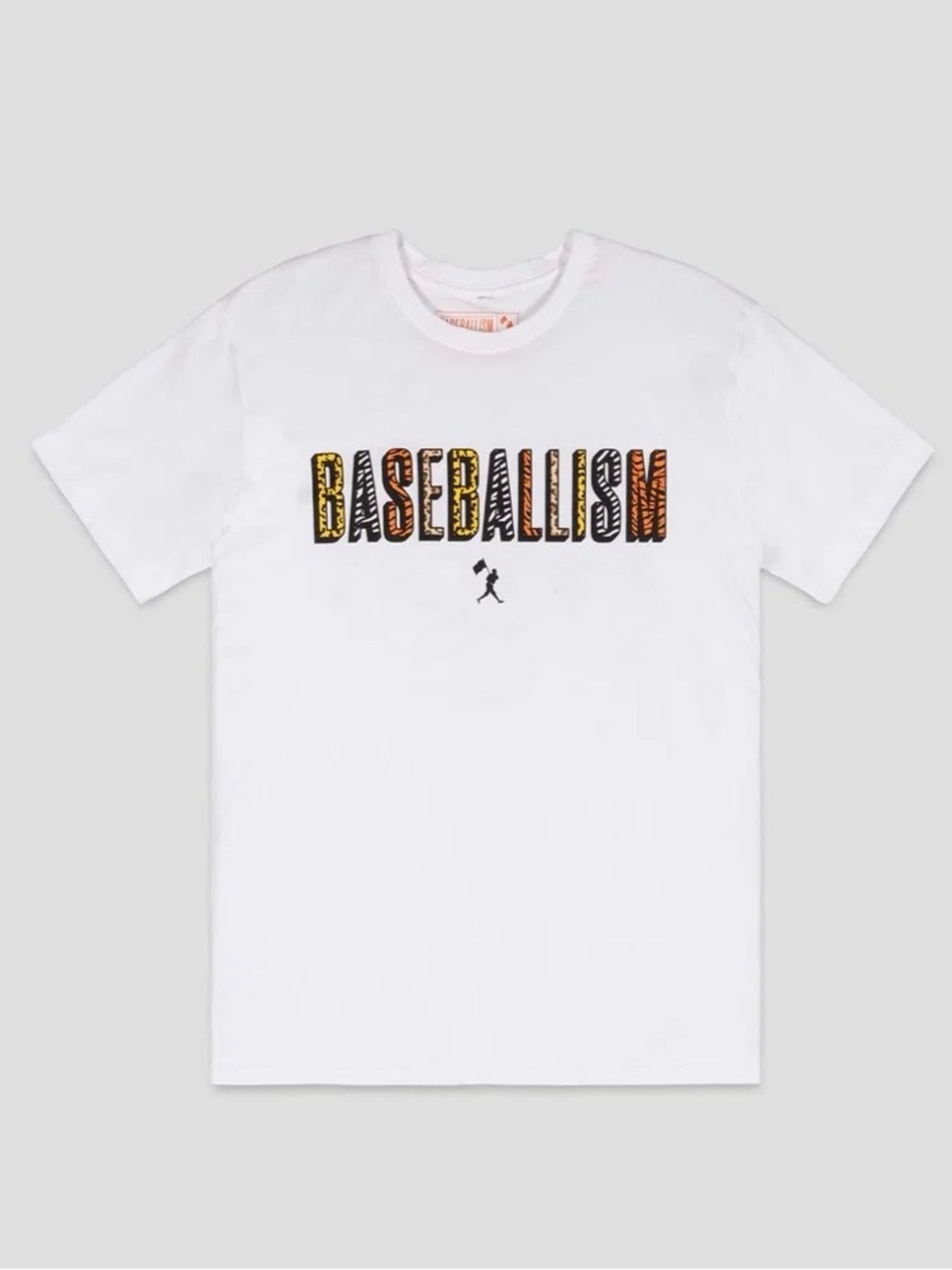 White BASEBALLISM Short Sleeve Tee